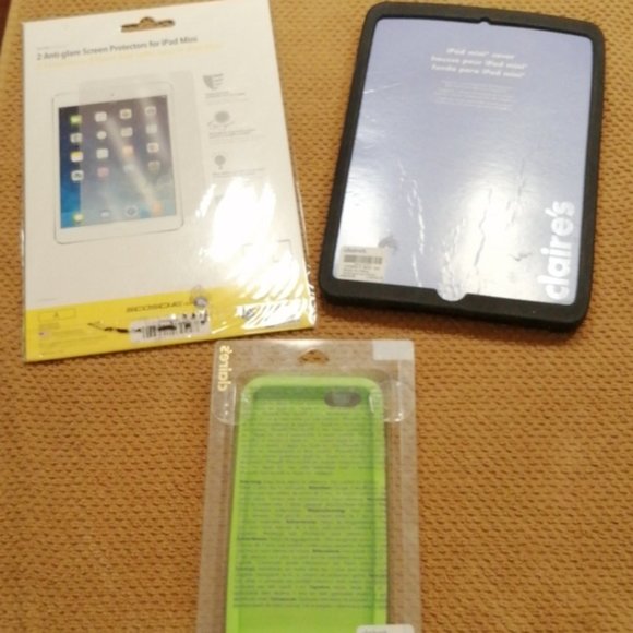 NWT IPad mini cover screen protector + iPhone case - Picture 2 of 4